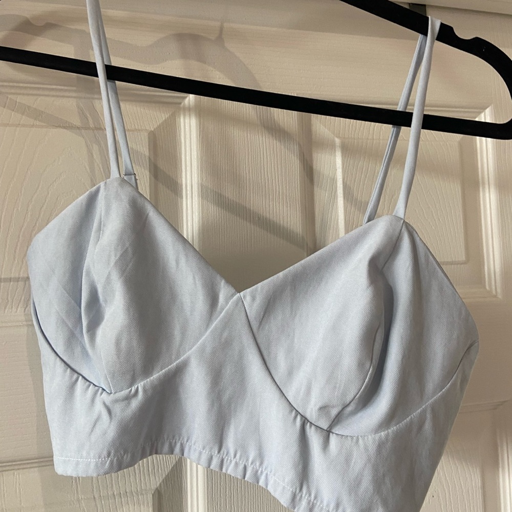 NastyGal cropped corset top